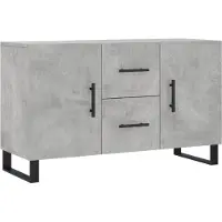 Syfax Sideboard Betongrau 100x36x60 cm Holzwerkstoff