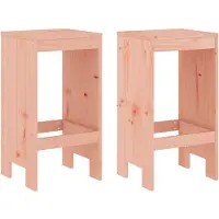 Syfax Barhocker 2 Stk. 40x36x75 cm Massivholz Douglasie