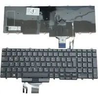 T-ProTek DEUTSCHE-Tastatur Schwarz mit Trackpoint kompatibel für Dell Latitude 15 E5550