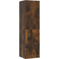 Syfax TV-Wandschrank Räuchereiche 30,5x30x110 cm