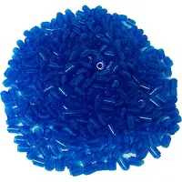 LEGO brick round 1x1 trans dark blue