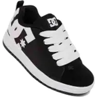 Dc-shoes Sneaker "Court Graffik", Jungen, Gr. 13,5(31), schwarz-weiß (schwarz, weiß), Obermaterial: Leder / Futter: Textil / Außensohle: Gummi., Schuhe Sneaker