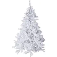 Merkloos Weißer künstlicher Weihnachtsbaum | 180cm