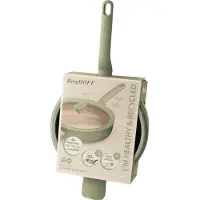 Berghoff Bräter Leo Recycled Balance mit Deckel und langem und kurzem Griff 26 cm Sage