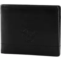 Chiemsee Leder Geldbörse Leather Wallet Black / Brown schwarz