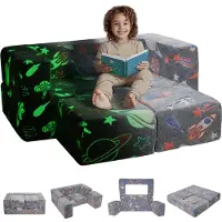 Vevor Spielsofa Kindersofa aus 25D-Schaum Bausteine 10-teilig