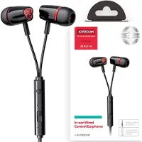 JOYROOM In-Ear Kopfhörer 3,5 Mm Mini Klinke Mit Fernbedienung Und Mikrofon Schwarz (Jr-El114)