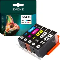 Evoke Patronen für HP 364 XL Satz 364XL ️️ Photosmart 5510 5520 5524 3520 3070A ️