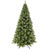 Triumph tree Pittsburgh Künstlicher Weihnachtsbaum - Weihnachtsdeko mit 812 Zweigen für volle Optik - Kunstbaum mit Frosted-Spitzen und Steckkonstruktion - H215 x Ø117 cm - Grün