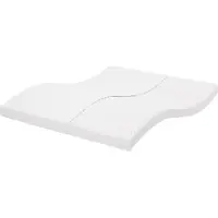 Syfax Schaumstoffmatratze Weiß 200x210 cm 7-Zonen Härtegrad 20 ILD