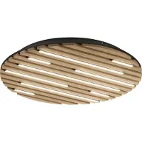 Q-SMART-HOME Paul Neuhaus Smart-LED-Deckenleuchte Q-Akustik, Holz Ø 60 cm