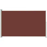 Syfax Seitenmarkise Ausziehbar 180x314 cm Braun