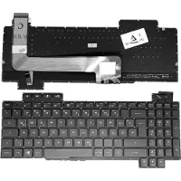 T-ProTek DEUTSCHE-Tastatur Keyboard mit Beleuchtung kompatibel für ASUS ROG Strix SCAR GL503VM