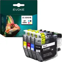 Evoke Patronen für Brother LC 3213 XL LC3213 ️️ DCP J572DW DCP J774DW DCP J772DW ️