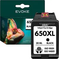 Evoke Patrone für HP 650 ️️ Deskjet 1015 1515 2515 2545 3515 3545 4515 ️