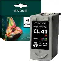 Evoke Patrone für CANON CL41 Farbe XL ️️ iP1800 iP1900 MP180 MP190 MP210 MP220 ️