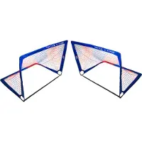 Powershot Paar POP UP-Tore 1,2 x 0,9 m Farbe blau/rot -