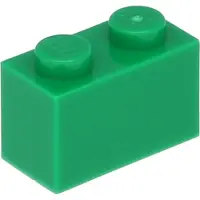 LEGO 250 Stück 3004 Stein Brick 1x2 Part Basic Steine 250 Grün