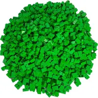 LEGO 100 Stück Steine 1x2, Grün