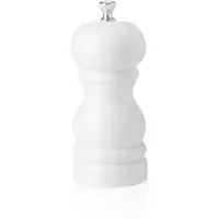 WAS Germany Pfeffermühle weiß glänzend, 11 cm, Gummibaumholz, Classic Mill