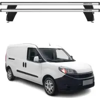 Menabo Dachträger Querträger für Fiat Doblo Maxi 2015-2024 ABE Aluminium Grau