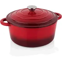 WAS Germany Topf 3,8 L, Ø 24 cm, rot