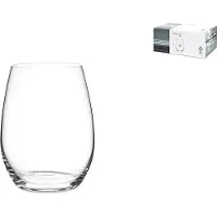 Pengo 6er-Pack Muse Pure Wasser-/Weingläser aus Kristallglas, 39 cl