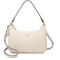 L.credi Schultertasche Umhängetasche Polly Hobo Bag Creme