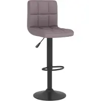Syfax Barhocker Taupe Stoff, 40x47x(90-111) cm, höhenverstellbar und drehbar