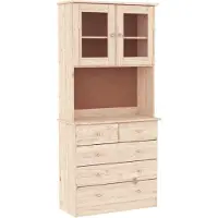 Syfax Highboard ALTA 77x35x165 cm Massivholz Kiefer