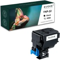 Evoke Toner für Konica Minolta A0X5152 / TNP22K-TNP22XB A0X5152 / TNP22K Schwarz (black) | Ersatz für C35 C35P