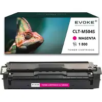 Evoke Toner für SAMSUNG CLTM504S-415M CLTM504S Rot (magenta) | Ersatz für CLP415 CLX4195 CLT-C504S CLP-415N CLX-4170 SL