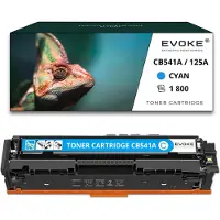 Evoke Toner für HP CB541A CF211A CE321A CRG-541/211 CB541A CF211A CE321A CRG7 Blau | Ersatz für CM1312 CM1512 CP1518 CP1215 MF8050Cn MF8080Cw
