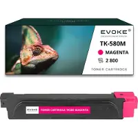 Evoke Toner für Kyocera TK580M-TK580M TK580M Rot (magenta) | Ersatz für P6021 P6021cdn FS-C5150 FS-C5150DN