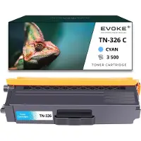 Evoke Toner für Brother TN326C-326C TN326C Blau (cyan) | Ersatz für HL-L8350CDW MFC-L8850CDW MFC-L8650CDW MFC-L8850CDW