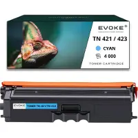 Evoke Toner für Brother TN423C-423C TN421 TN423C Blau (cyan) | Ersatz für DCP-L8410CDW MFC-8690CDW MFC-8900CDW