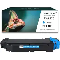 Evoke Toner für Kyocera TK5270C-TK5270C TK5270C Blau (cyan) | Ersatz für M6230 M6230cidn M6230cidnt M6630 M6630cidn P6230