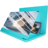 Avizar , 12 Zoll Bildschirmverstärker für Smartphone mit HD Linse, Blau