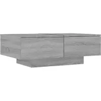 Syfax Couchtisch Grau Sonoma 90x60x31 cm Holzwerkstoff