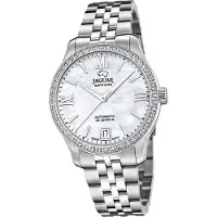 Jaguar Damen Uhr Analog Elegant Edelstahl Armbanduhr Heritage silber D2UJ997/1