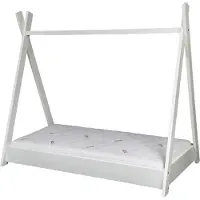 Velinda Matratzenset STANDARD + Zeltbett 160x80cm weiß