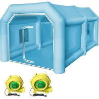 StarTech.com Aufblasbares Lackierzelt - Individuelle Lackierkabine 4x2,5x2,2 m - Sprühfarbe für professionelle Lackierungen