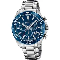 Festina Swiss Herren Edelstahl Armbanduhr silber D2UF20042/2