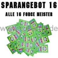 Topps FA2 - Spar 16 - ALLE 16 Force Meister - Star Wars Force Attax - Serie 2
