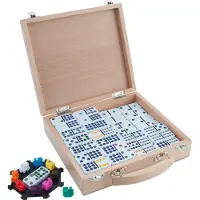 Longfield Mexican Train Double 12, Holzkiste