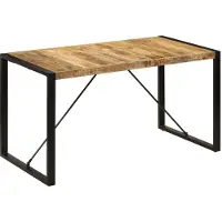 Syfax Esstisch 140x70x75 cm Massivholz Mango