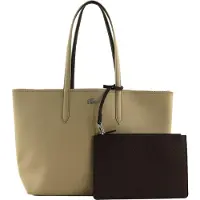 Lacoste Schultertasche Shopper Anna Shopping Bag Viennois Puce hellbraun