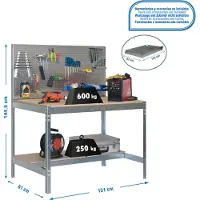 Simonwork (bancos De Trabajo) Bt2 Werkbank 1445x1510x610 Mm