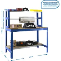 Simon Rack Simonwork (bancos De Trabajo) Bt4 Werkbank 1445x1510x760 Mm