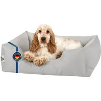 BedDog Hundebett ZARA,(S) ca. 55x40x17cm,LIGHT-GREY (hellgrau)